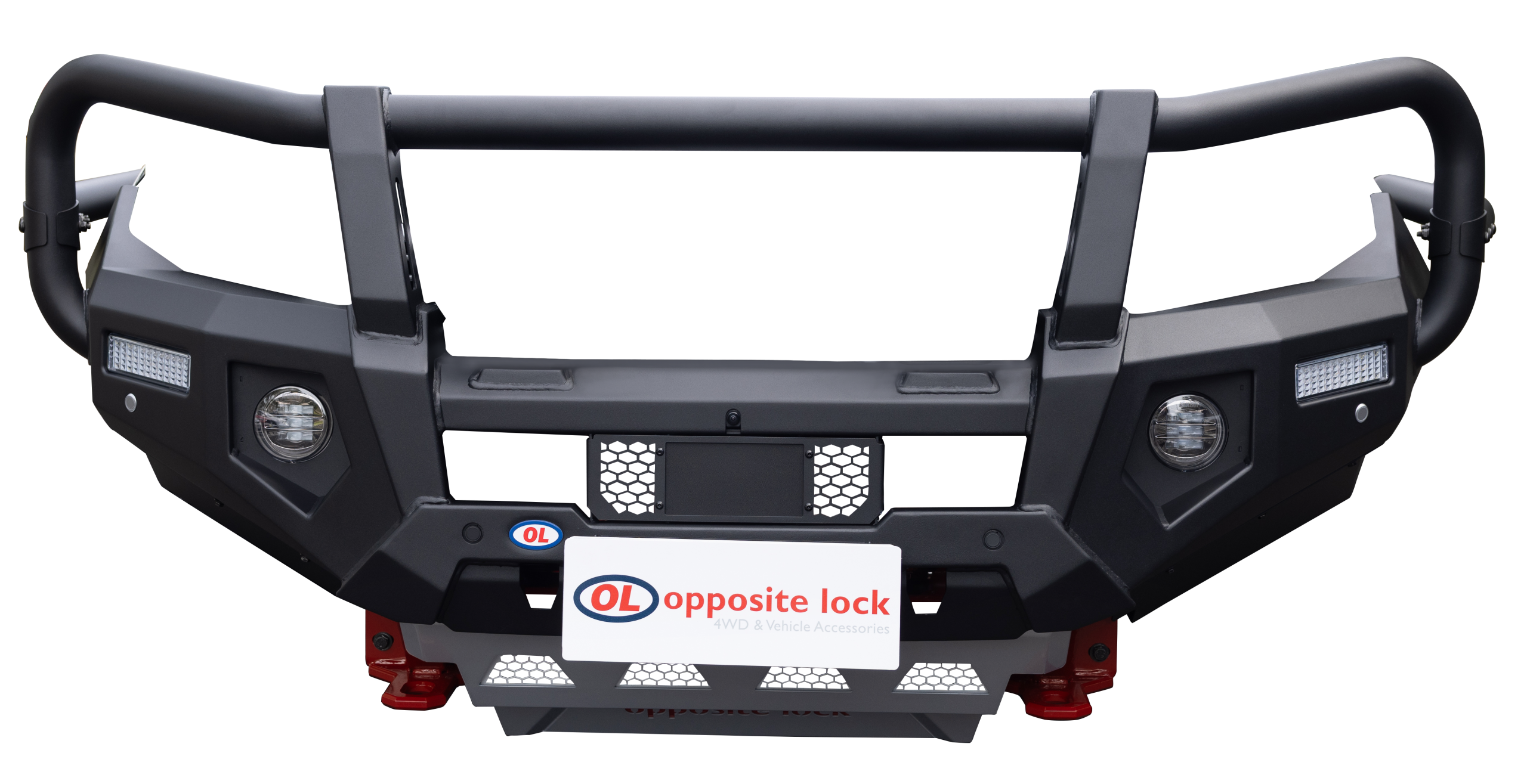 Opposite Lock Post-Type Premium Bull Bar – 2026 N90 Toyota Hilux - COMING SOON - Image 2