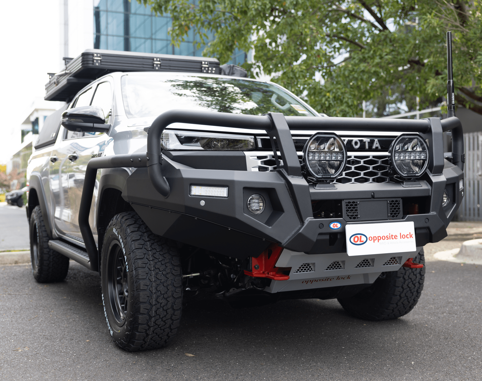 Opposite Lock Post-Type Premium Bull Bar – 2026 N90 Toyota Hilux - COMING SOON