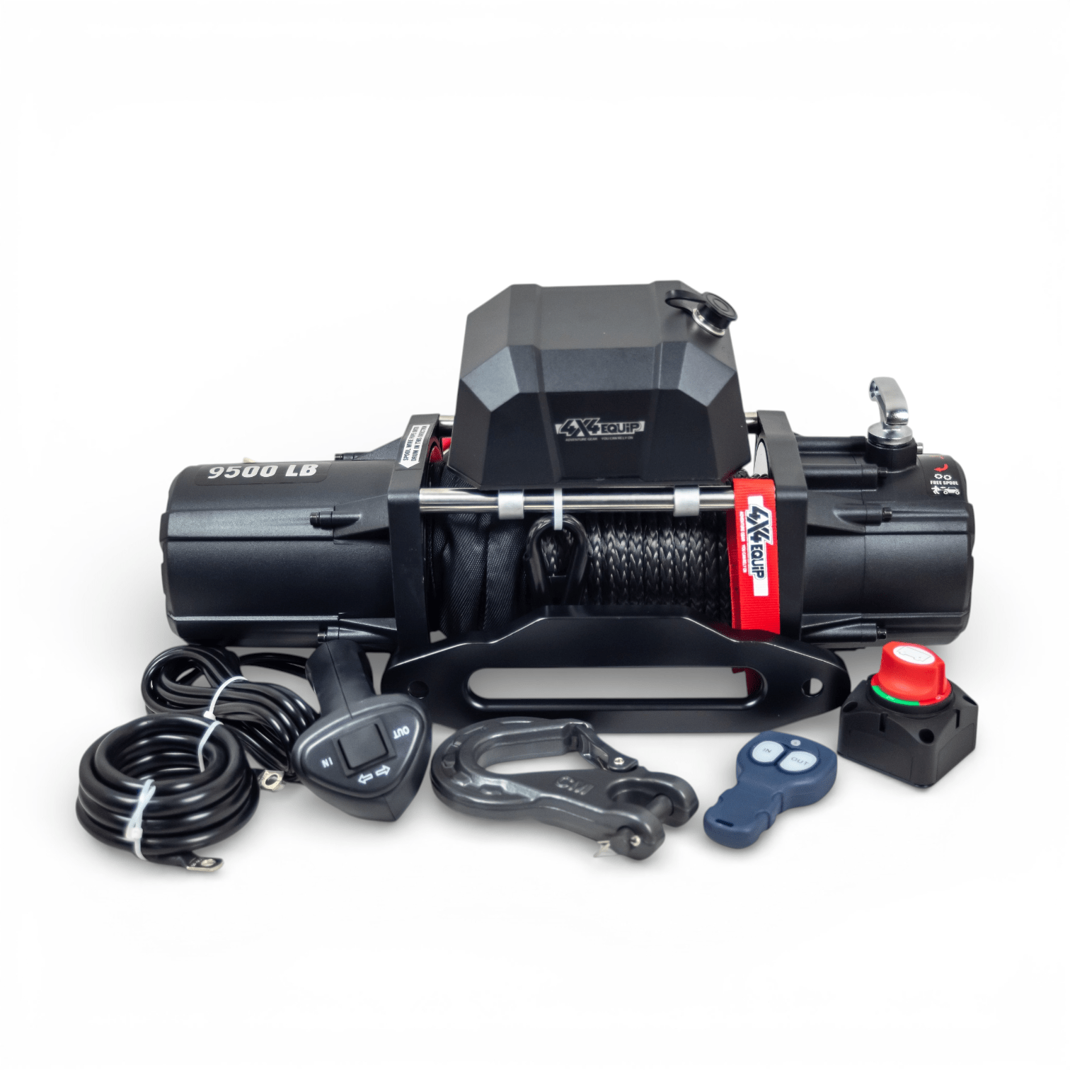 Winch 9500lbs + Synthetic cable + Cut off - Image 4