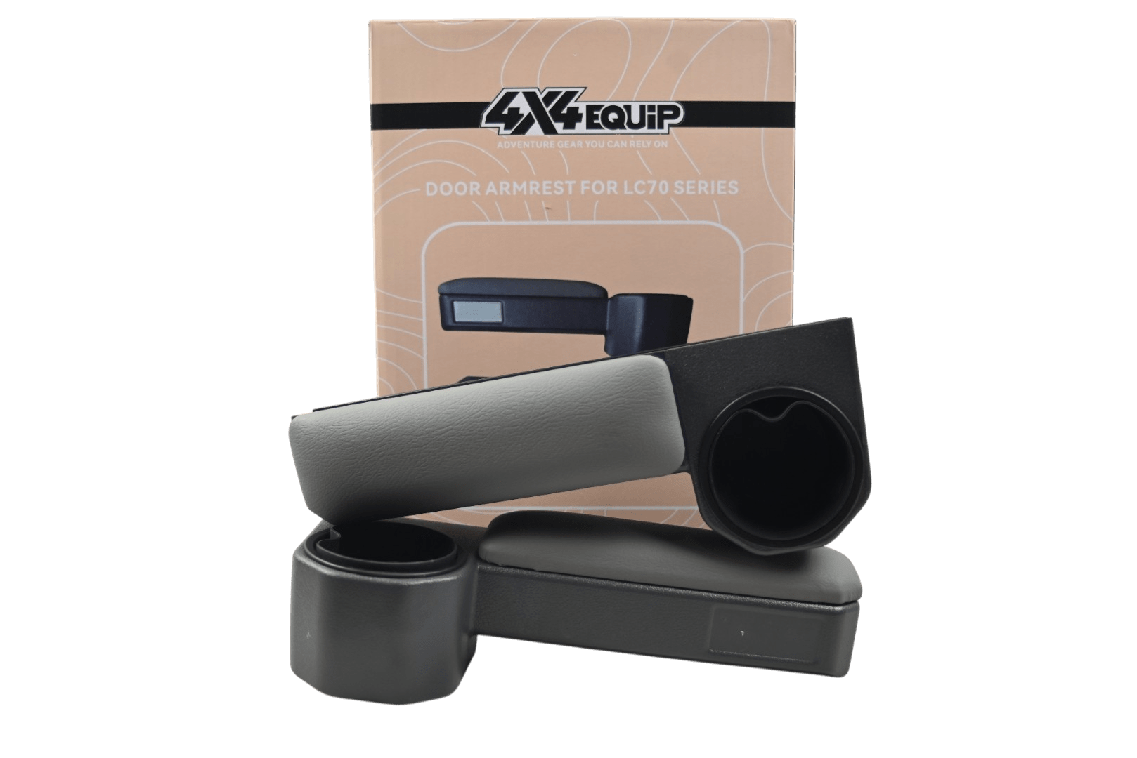 Rear Armrest with Cupholder Grey