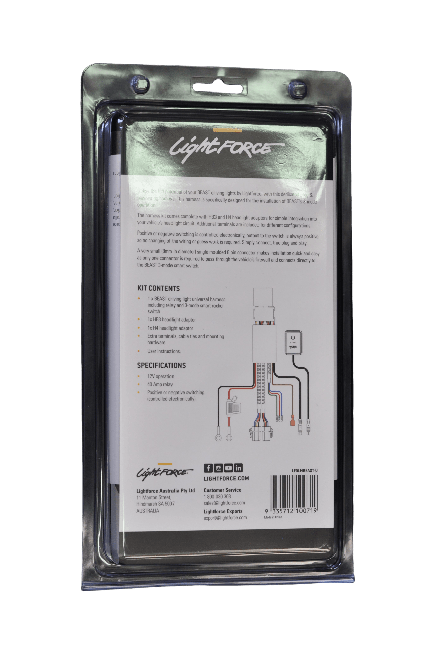 Beast Driving Light Universal Wiring Harness - Image 2