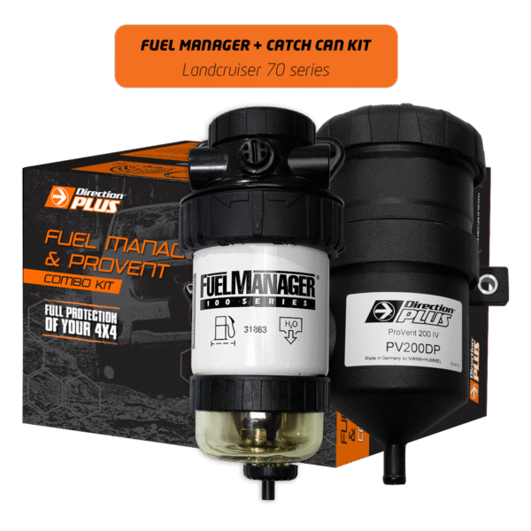 Fuel Manager Pre-Filter + Catch Can Kit LAND CRUISER 70