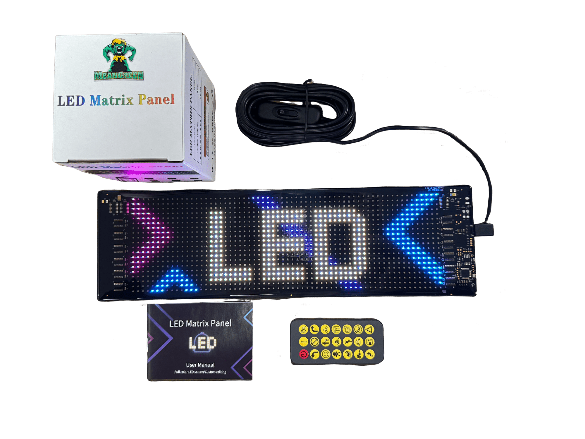 LED Matrix Panel 120x348mm