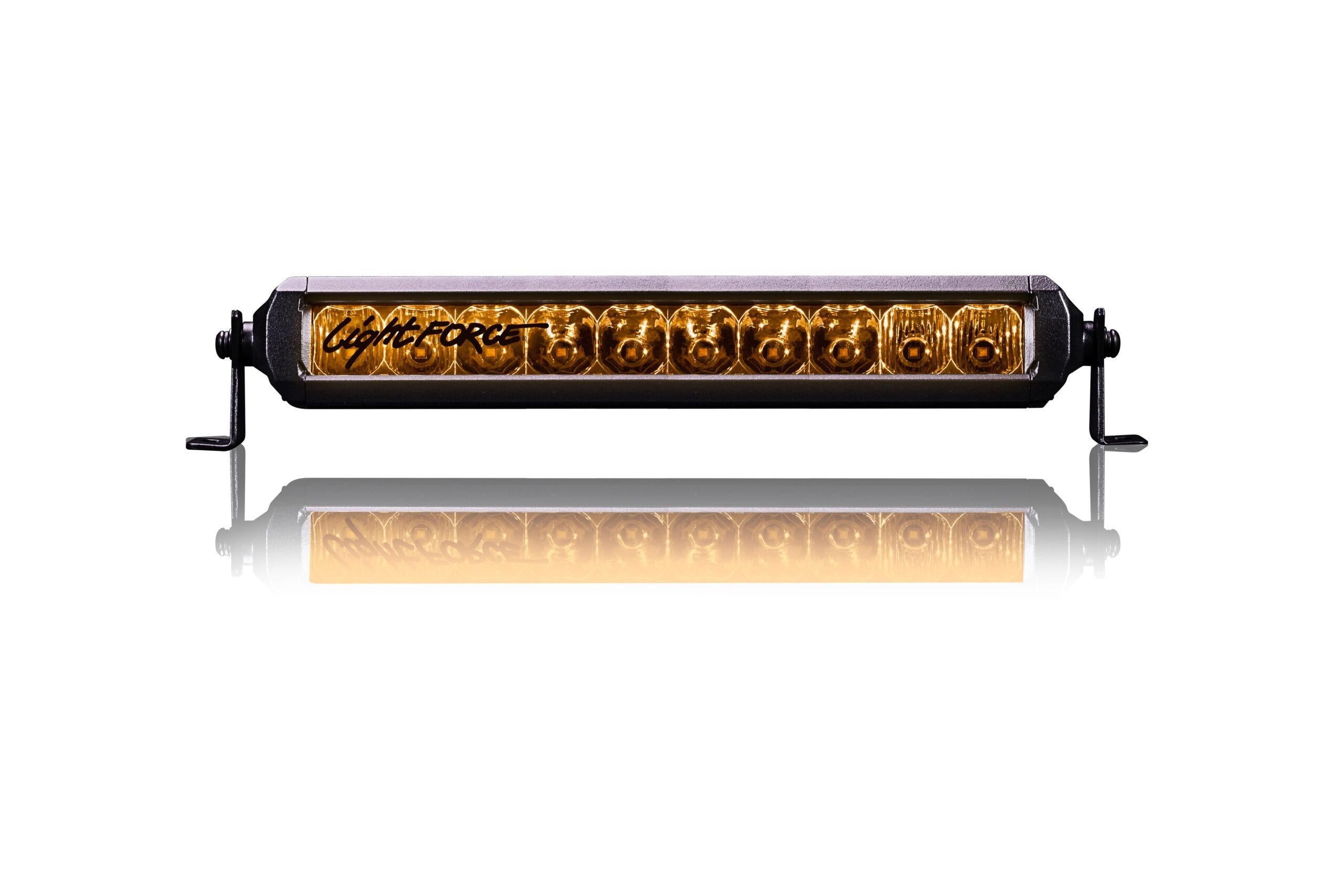 10" Single Row Viper Amber LED Light Bar