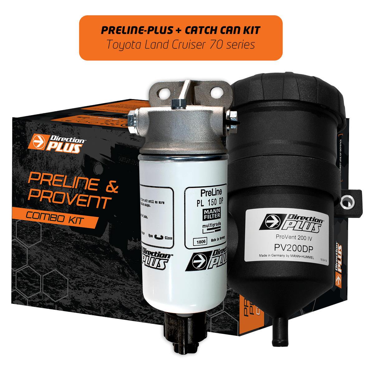 PreLine-Plus + ProVent Dual Kit LAND CRUISER 70