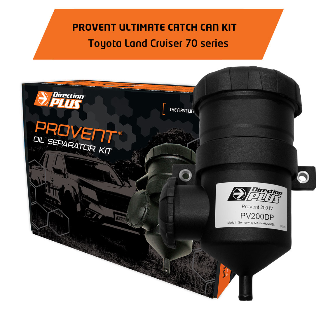PROVENT ULTIMATE CATCH CAN KIT LAND CRUISER 70 SERIES