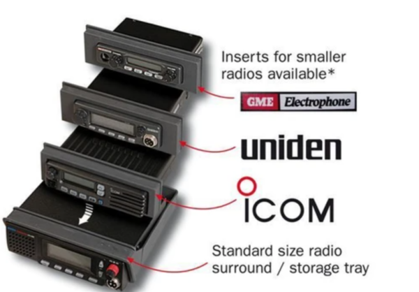 R/Console Insert (Uniden) 126 x 37